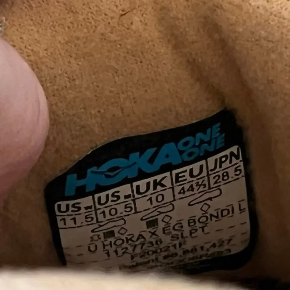 HOKA Engineered Garments x Bondi L Leopard Lace Up Sneaker Mens 10.5 Womens 11.5 - Picture 8 of 8